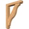 Ekena Millwork Funston Craftsman Smooth Bracket w/ Offset Brace, Western Red Cedar, 5 1/2"W x 30"D x 38"H BKT0604X30X38FST04SWR - alternate 1